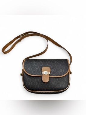 Dior Vintage Honeycomb Flap Crossbody Bag